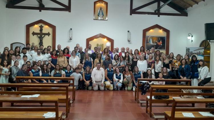 Colegios de Mar del Plata celebraron en Batán la misa de inicio del ciclo lectivo