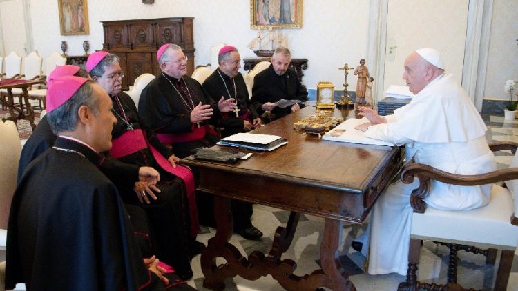 El Papa recibió a la nueva Presidencia del CELAM