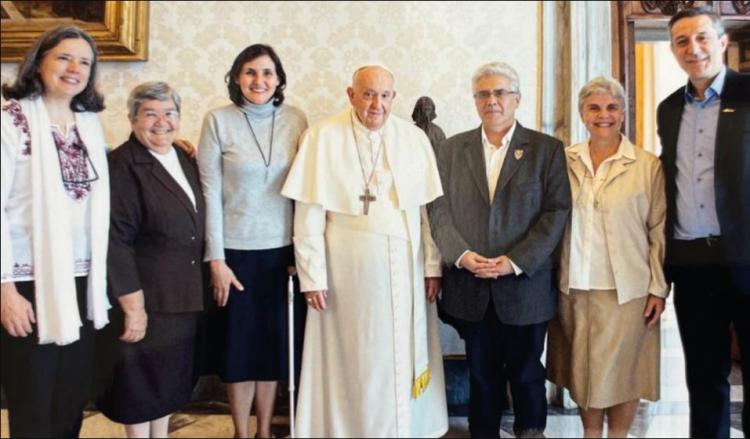 La presidencia de la CLAR visitó el Vaticano y se reunió con el Papa