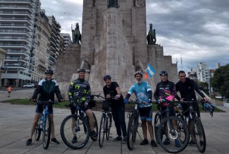 Peregrinación en bicicleta de Colonia Vignaud a Buenos Aires