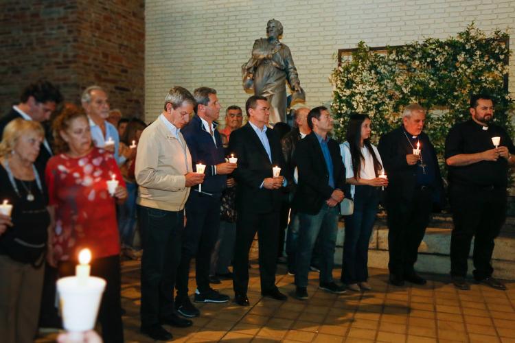 San Juan:  políticos y referentes de los credos oran por la paz en Tierra Santa