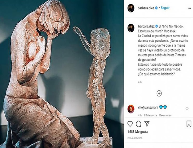 Apoyo a la esposa de Rodríguez Larreta, que criticó el protocolo abortista Apoyo a la esposa de Rodríguez Larreta, que criticó el protocolo abortista