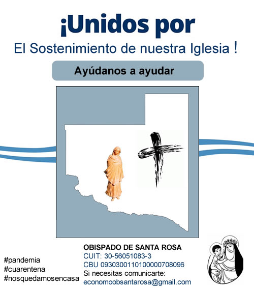 Campaña para el sostenimiento de la Iglesia diocesana de Santa Rosa