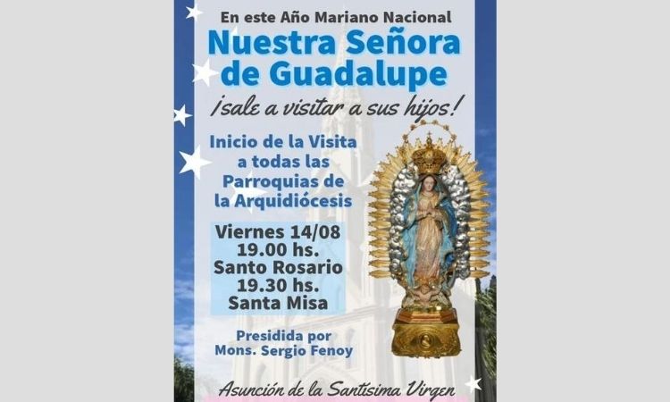 La arquidiócesis de Santa Fe se une a la Jornada Mariana Nacional