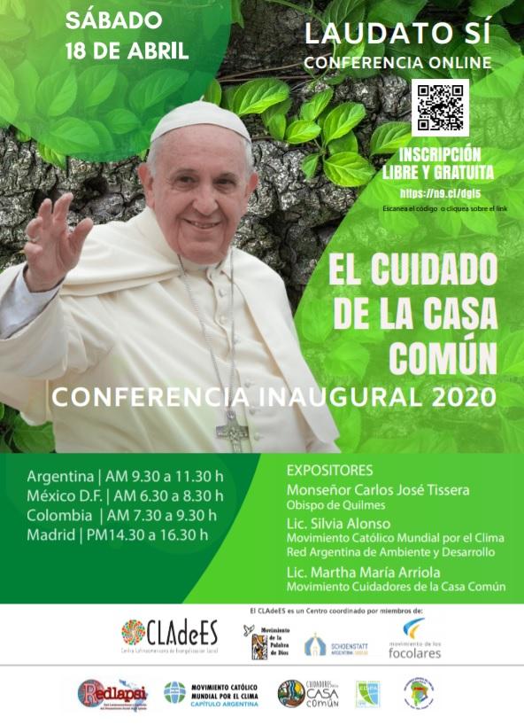 CLAdeES: Conferencia online sobre "El cuidado de la casa común" CLAdeES: Conferencia online sobre "El cuidado de la casa común"