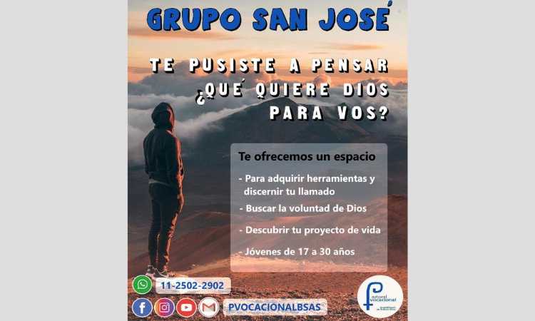 Comienza el Grupo Vocacional San José Comienza el Grupo Vocacional San José