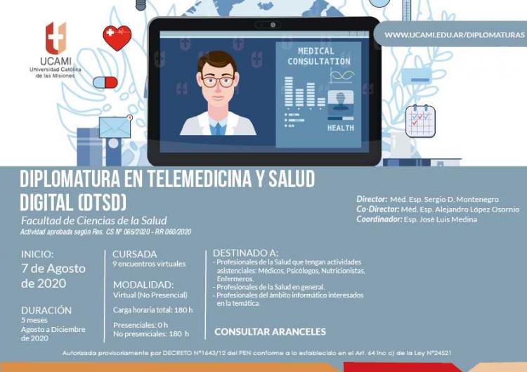 Comienza la Diplomatura en Telemedicina y Salud Digital