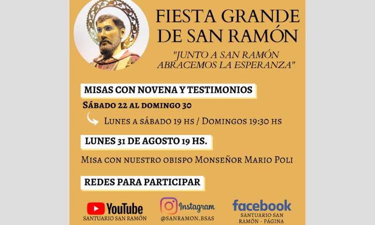 Comienza la novena patronal en la comunidad de San Ramón Nonato