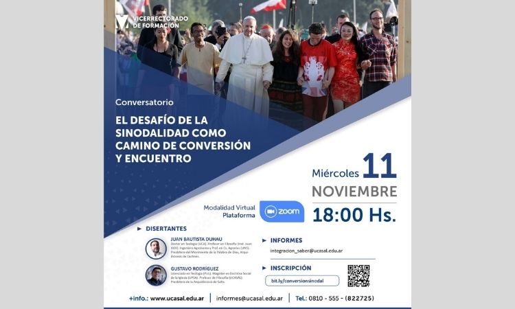 Conversatorio: "El desafío de la sinodalidad como camino de conversión y encuentro" Conversatorio: "El desafío de la sinodalidad como camino de conversión y encuentro"