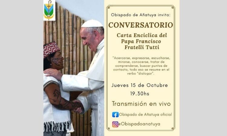 Conversatorio virtual sobre Fratelli Tutti Conversatorio virtual sobre Fratelli Tutti