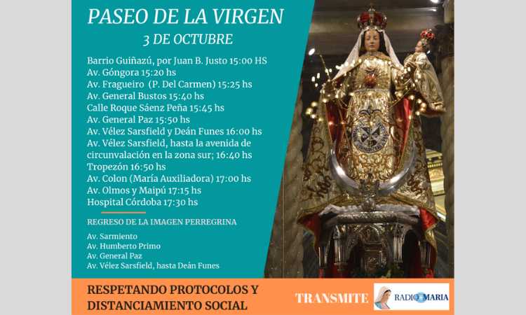 Córdoba prepara la fiesta de la Virgen del Rosario del Milagro