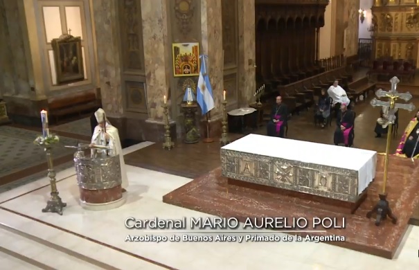 El Card. Poli llamó a preservar la unidad en tiempos de pandemia El Card. Poli llamó a preservar la unidad en tiempos de pandemia