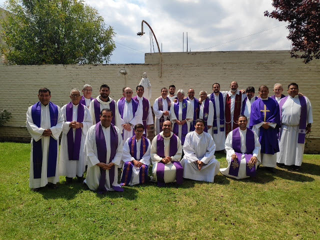 El clero de Cruz del Eje realizó sus ejercicios espirituales anuales