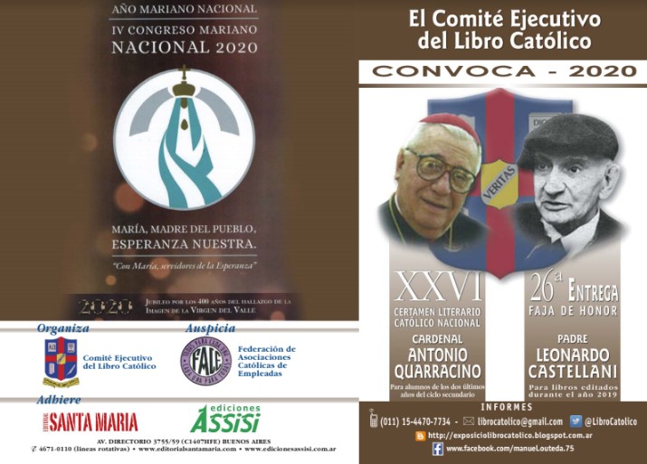 El Comité Ejecutivo del Libro Católico convocó a dos certámenes literarios El Comité Ejecutivo del Libro Católico convocó a dos certámenes literarios