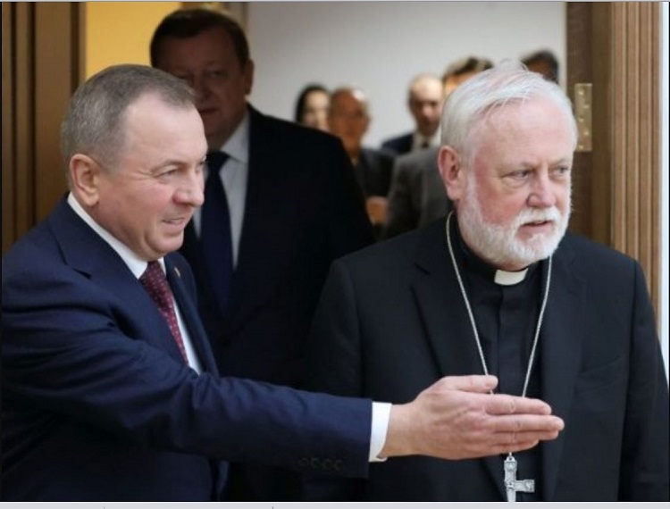 El diario vaticano informó sobre la visita del arzobispo Gallagher a Bielorrusia El diario vaticano informó sobre la visita del arzobispo Gallagher a Bielorrusia