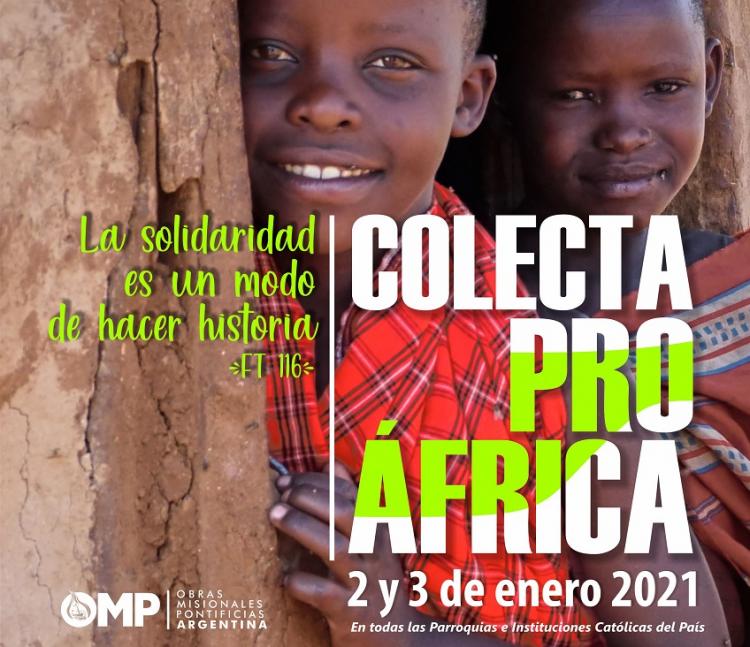 El fin de semana se realiza la Colecta Pro África