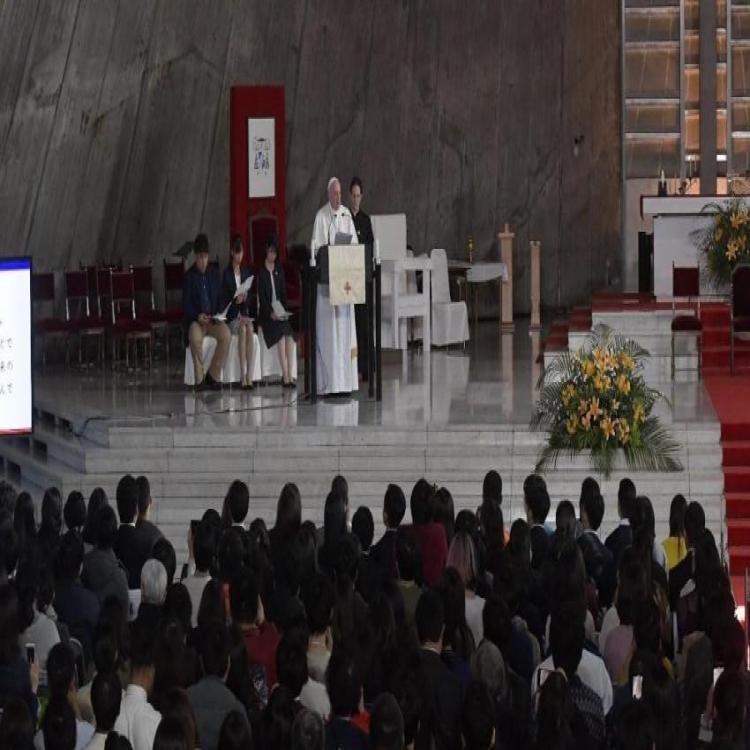 El Papa a los jóvenes japoneses: "La cultura del encuentro no es una utopía"