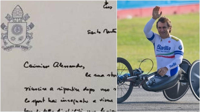 El Papa escribe a Alex Zanardi: un ejemplo de cómo volver a empezar El Papa escribe a Alex Zanardi: un ejemplo de cómo volver a empezar