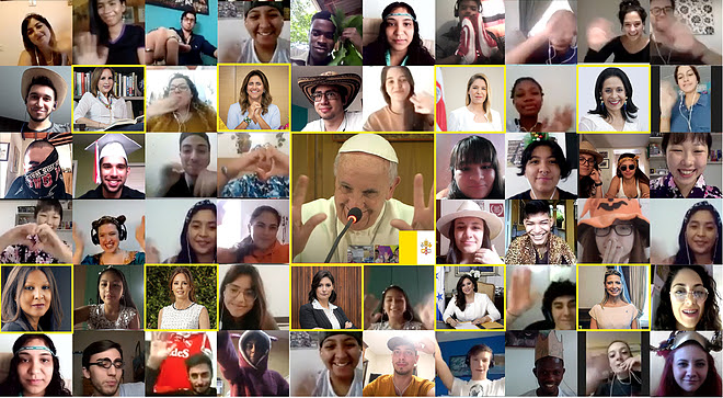 El Papa inauguró la Universidad del Sentido de Scholas El Papa inauguró la Universidad del Sentido de Scholas