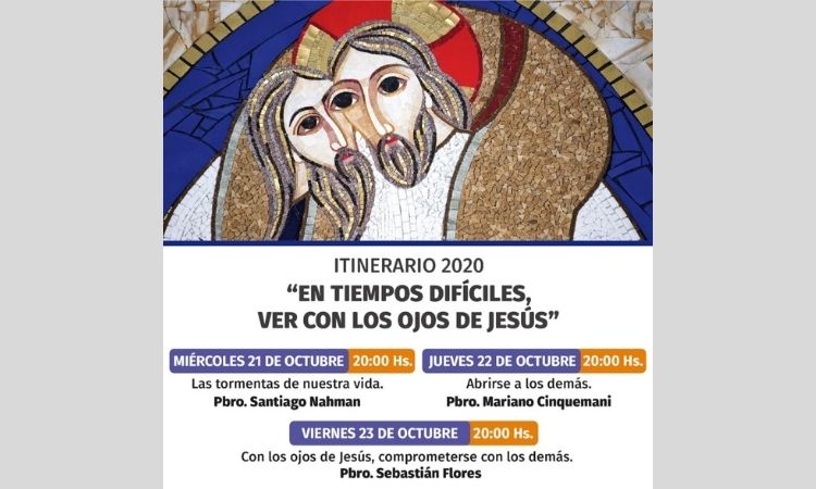 "En tiempos difíciles, ver con los ojos de Jesús" "En tiempos difíciles, ver con los ojos de Jesús"