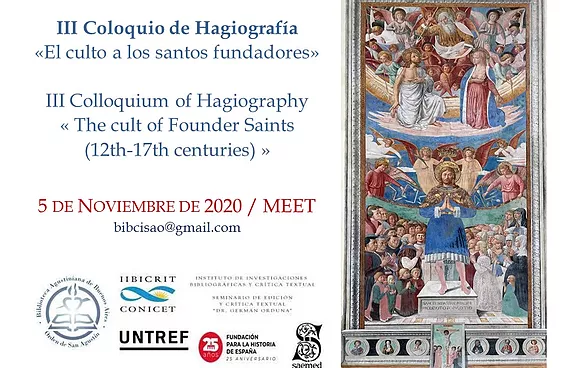Este jueves, Coloquio de Hagiografía Este jueves, Coloquio de Hagiografía