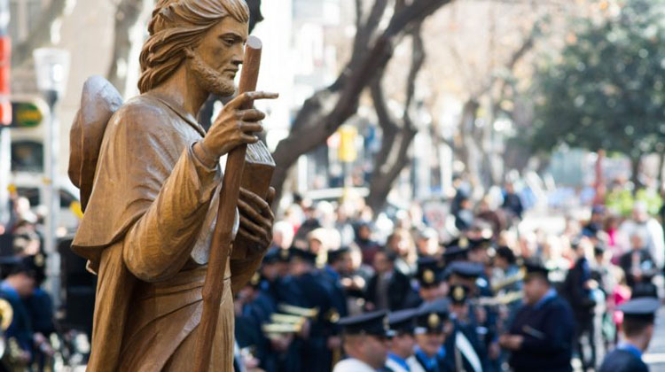 Fiestas en honor de Santiago Apóstol, guía y protector de los mendocinos