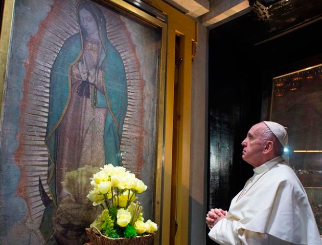 El Papa celebrará la misa por la fiesta de la Virgen de Guadalupe El Papa celebrará la misa por la fiesta de la Virgen de Guadalupe