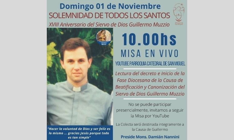 La diócesis de San Miguel recuerda al siervo de Dios Guillermo Muzzio La diócesis de San Miguel recuerda al siervo de Dios Guillermo Muzzio