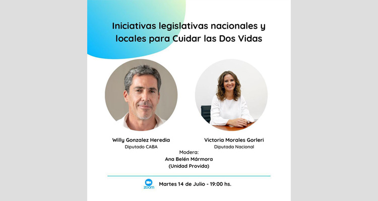 Iniciativas legislativas naciones y locales para "cuidar las dos vidas"