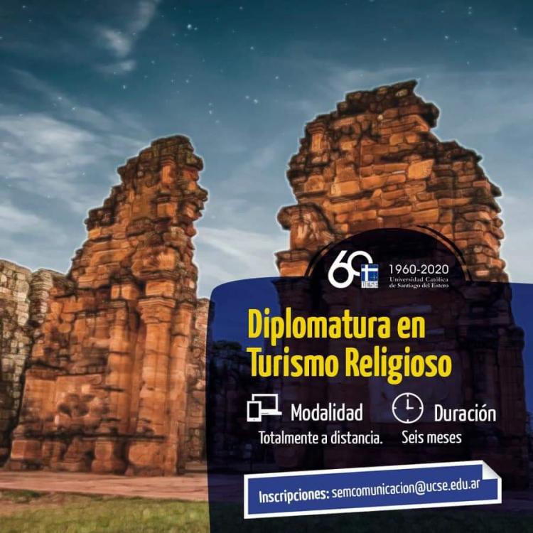 Inscriben en la Diplomatura Universitaria en Turismo Religioso Inscriben en la Diplomatura Universitaria en Turismo Religioso