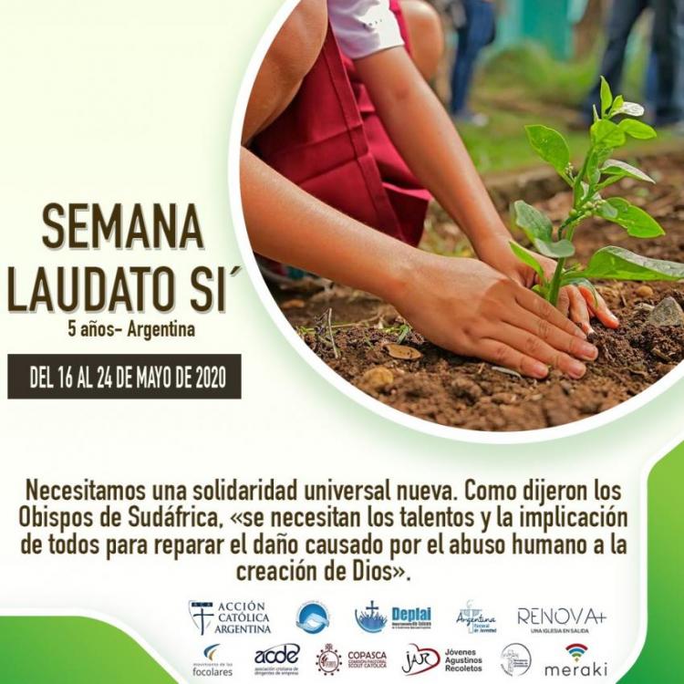 La Argentina se une a la Semana Laudato si' convocada por el Papa