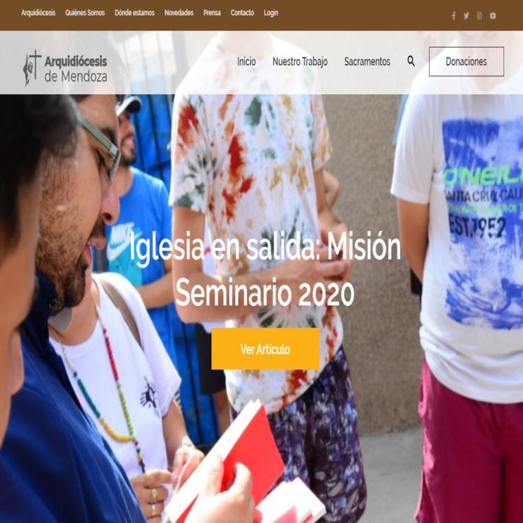 La arquidiócesis de Mendoza renovó su sitio web La arquidiócesis de Mendoza renovó su sitio web
