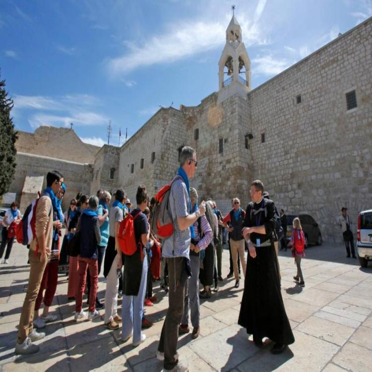 La Basílica de la Natividad en Belén cerrada por coronavirus