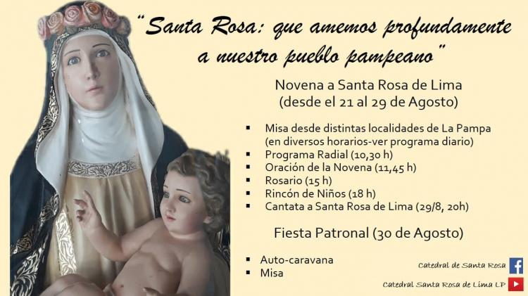 La comunidad de Santa Rosa prepara sus fiestas patronales La comunidad de Santa Rosa prepara sus fiestas patronales