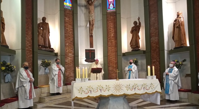 La comunidad diocesana despidió a Mons. Frassia en la fiesta patronal