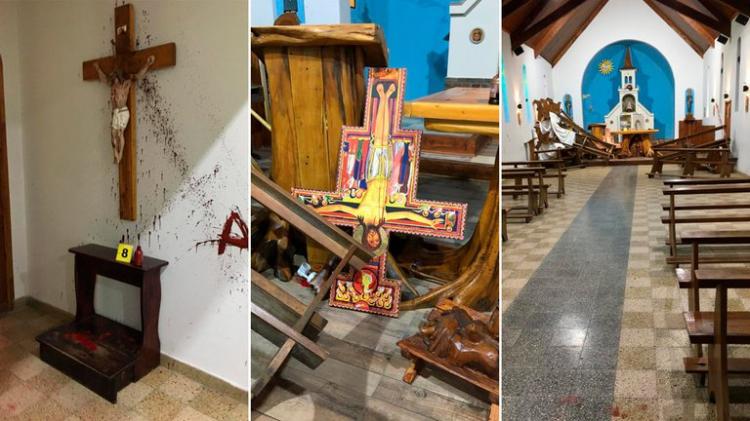 La DAIA repudia el "vandalismo irracional" contra una iglesia de El Bolsón