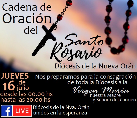 La diócesis de Orán se consagrará a Nuestra Señora del Carmen