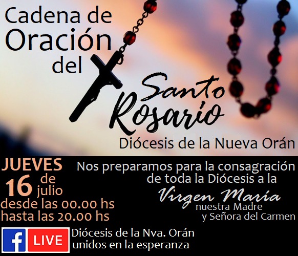 La diócesis de Orán se consagrará a Nuestra Señora del Carmen La diócesis de Orán se consagrará a Nuestra Señora del Carmen