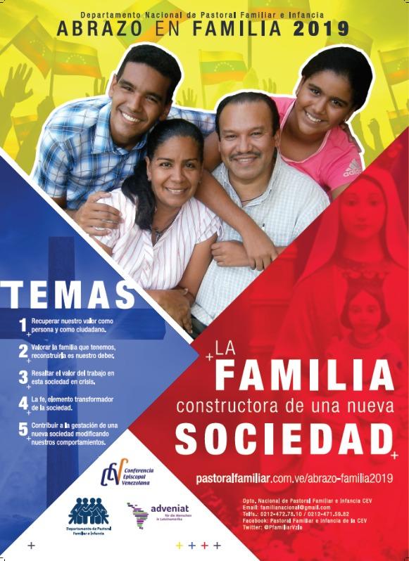 La familia es "el camino" para reconstruir la sociedad venezolana