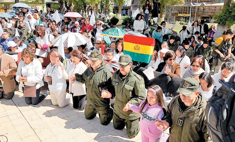 La Iglesia llama a la reconciliación entre bolivianos La Iglesia llama a la reconciliación entre bolivianos