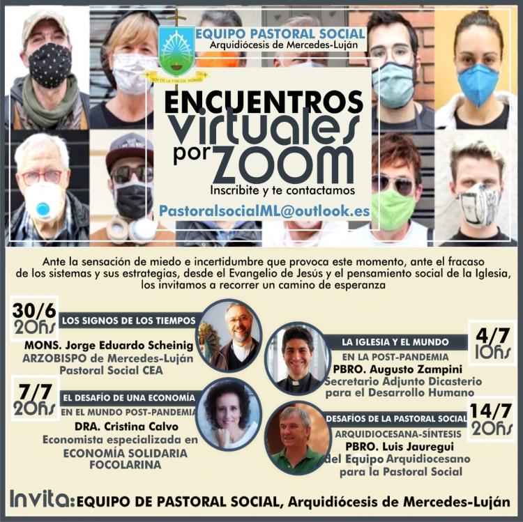 La Pastoral Social de Mercedes-Luján organiza encuentros virtuales