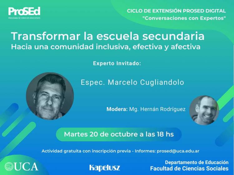 Las actividades virtuales abiertas que la UCA ofrece esta semana Las actividades virtuales abiertas que la UCA ofrece esta semana