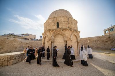 Los franciscanos de Tierra Santa celebraron la fiesta de la Ascensión