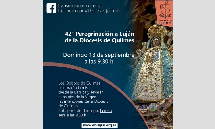 Los obispos de Quilmes llevarán las súplicas del pueblo a la Madre de Luján Los obispos de Quilmes llevarán las súplicas del pueblo a la Madre de Luján