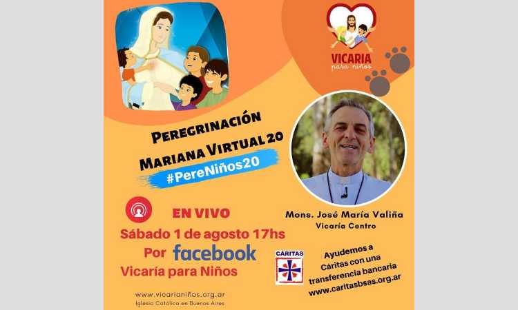 Mañana comienza la Peregrinación Mariana Infantil de la Vicaría de Niños Mañana comienza la Peregrinación Mariana Infantil de la Vicaría de Niños