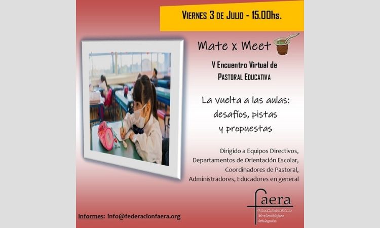 Mate x Meet de Faera sobre propuestas para "la vuelta a las aulas" Mate x Meet de Faera sobre propuestas para "la vuelta a las aulas"
