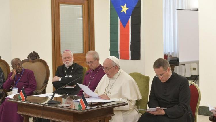 Mensaje del Papa y del primado anglicano a los líderes del Sudán del Sur Mensaje del Papa y del primado anglicano a los líderes del Sudán del Sur
