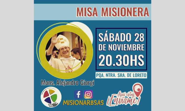 Misa Misionera para los jóvenes misioneros de Buenos Aires