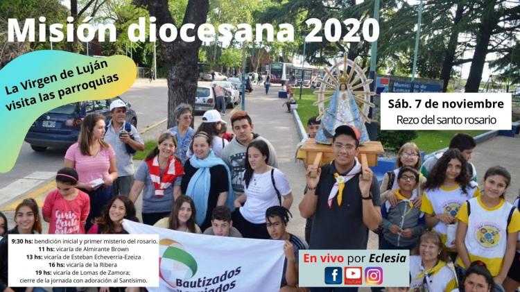Misión diocesana: La Virgen de Luján visita las parroquias lomenses Misión diocesana: La Virgen de Luján visita las parroquias lomenses