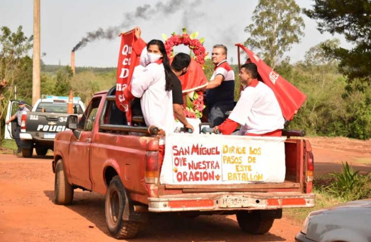 Mons. Baisi en las fiestas patronales de San Miguel en Eldorado Mons. Baisi en las fiestas patronales de San Miguel en Eldorado
